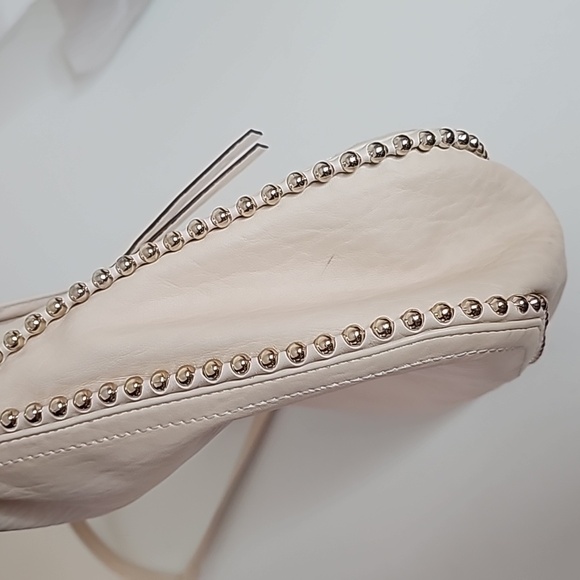 Jessica Simpson Zip LeatherExterior Bags & Handbags, Cream Crossbody - Picture 8 of 16